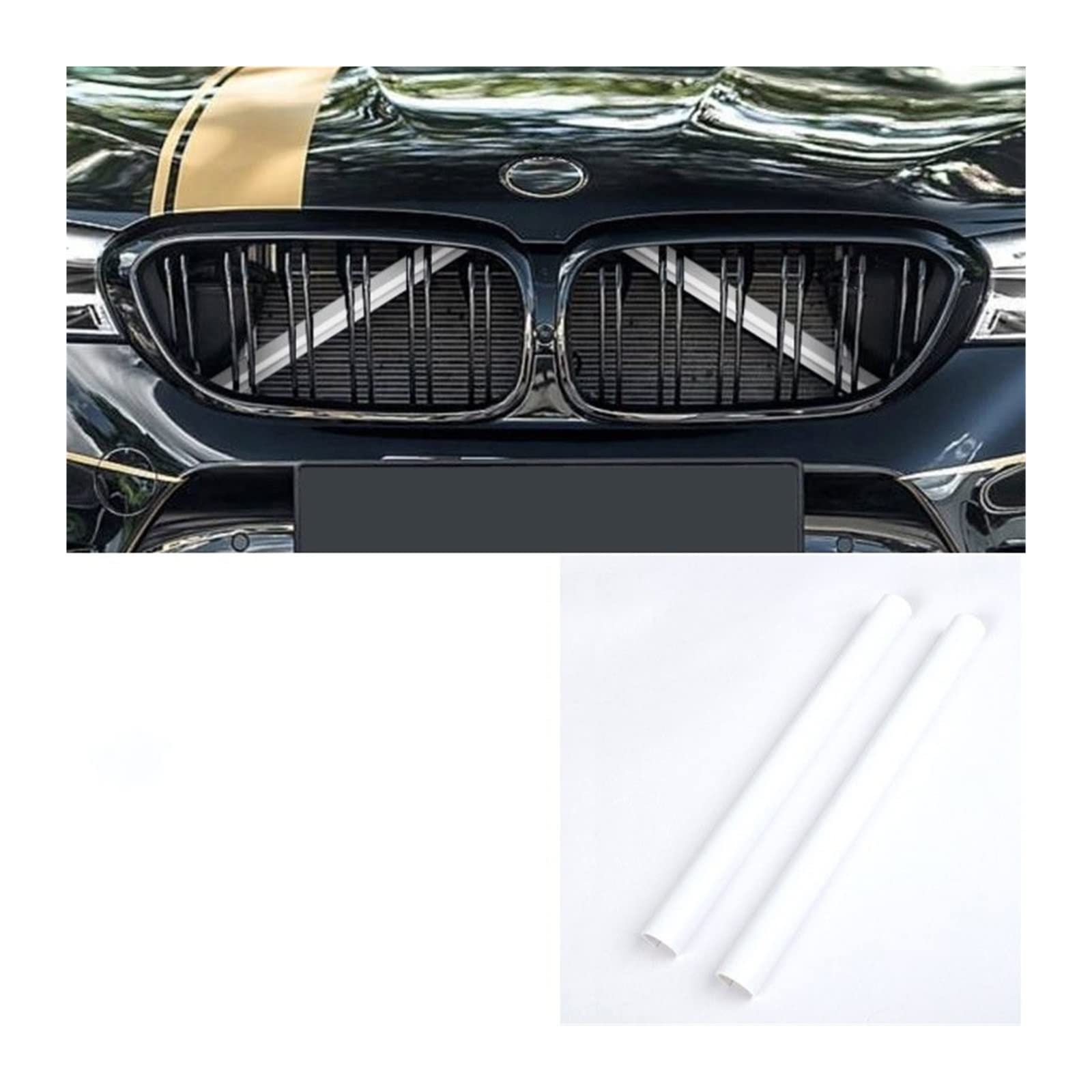 Frontkühlergrills Für F30 Für F31 Für F32 Für F33 Für F34 Für F36 Für F20 Für F21 Für F22 Für F23 Für G29 Auto Kühlergrill Zierleisten(White 2Pcs) von APTKCMCNVG