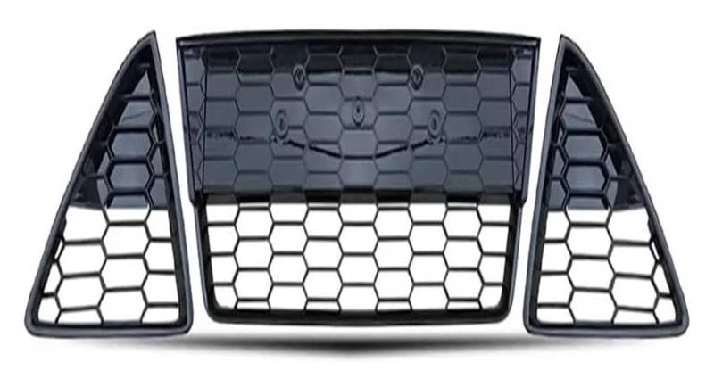 Frontkühlergrills Für Focus 2011 2012 2013 2014 Frontstoßstangengrill Frontkühlergrill Auto Frontstoßstange Unterer Kühlergrill Grille Mesh(Deep Green) von APTKCMCNVG
