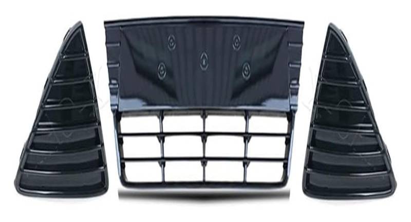 Frontkühlergrills Für Focus 2011 2012 2013 2014 Frontstoßstangengrill Frontkühlergrill Auto Frontstoßstange Unterer Kühlergrill Grille Mesh(Silber) von APTKCMCNVG