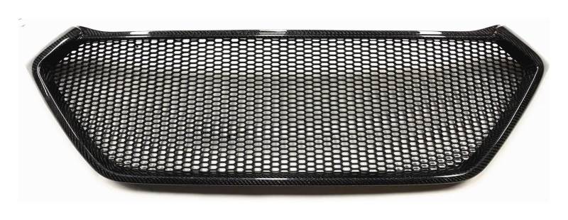 Frontkühlergrills Für Hyundai Für Tucson 2016-2018 Auto Front Upper Bumper Hood Mesh Grid Grille Frontstoßstangengrill Frontkühlergrills(Carbon Fiber) von APTKCMCNVG