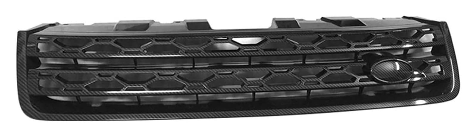 Frontkühlergrills Für Land Für Rover Für Discovery Sport L550 2015-2019 Auto Kühlergrill Oberen Grill Stoßstange Grille Vorne Niere Grille(Carbon Fiber Color) von APTKCMCNVG