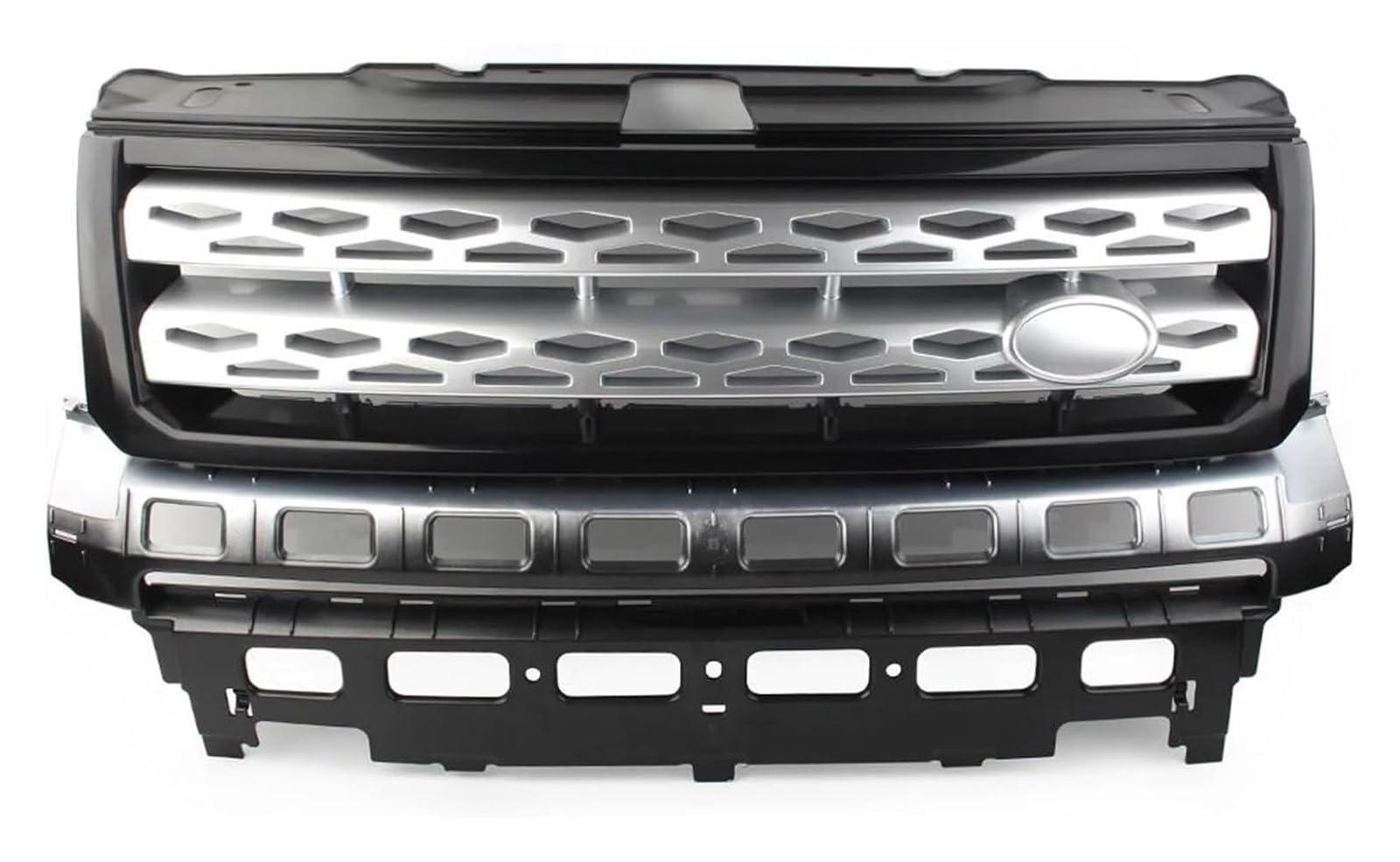 Frontkühlergrills Für Land Für Rover Für Freelander 2 LR2 2010-2016 ABS Auto Kühlergrill Stoßstange Mesh Grill Vorne Niere Grille(Blackblack) von APTKCMCNVG