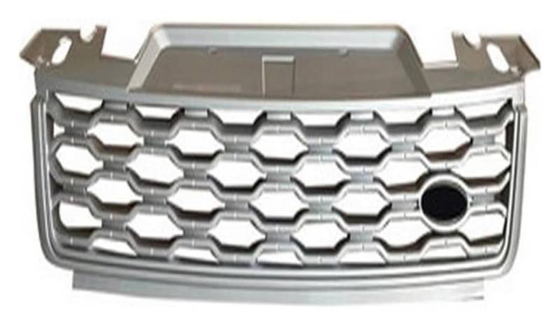 Frontkühlergrills Für Land Für Rover Für Range Für Rover 2018-2022 Frontkühlergrills Auto Frontstoßstangengrill Mittelteil(Silber) von APTKCMCNVG