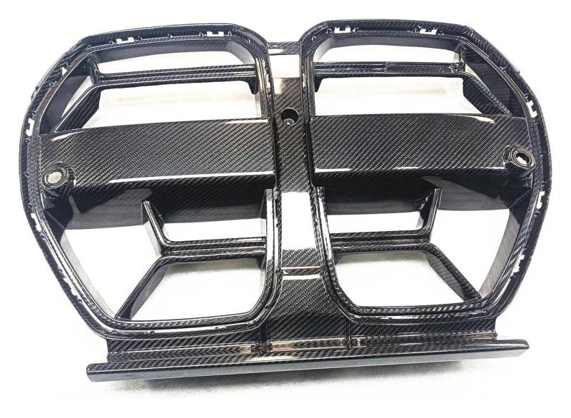 Frontkühlergrills Für M3 G80 Für M4 G82 G83 2021-2024 Front Nierengrill Echt Carbon Fiber Auto Obere Stoßstange Ansaughaube Rahmen Mesh von APTKCMCNVG