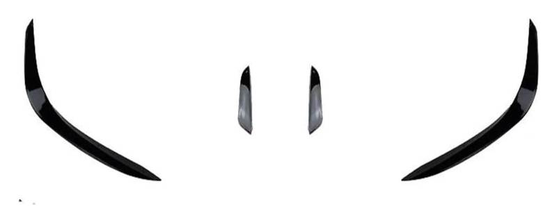 Frontkühlergrills Für Mercedes Für B&ENZ C Klasse W206 C200 C260 Auto Front Lip Bumper Spoiler Canards Splitter Klinge Unteren Kühlergrill 2022 Bis Up(A Gloss Black) von APTKCMCNVG