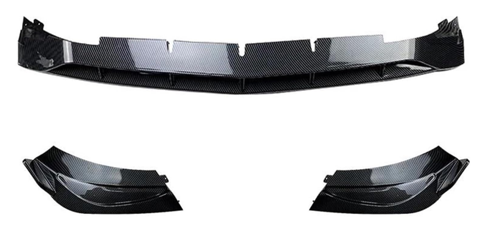 Frontkühlergrills Für Mercedes Für B&ENZ C Klasse W206 C200 C260 Auto Front Lip Bumper Spoiler Canards Splitter Klinge Unteren Kühlergrill 2022 Bis Up(D Carbon Look) von APTKCMCNVG