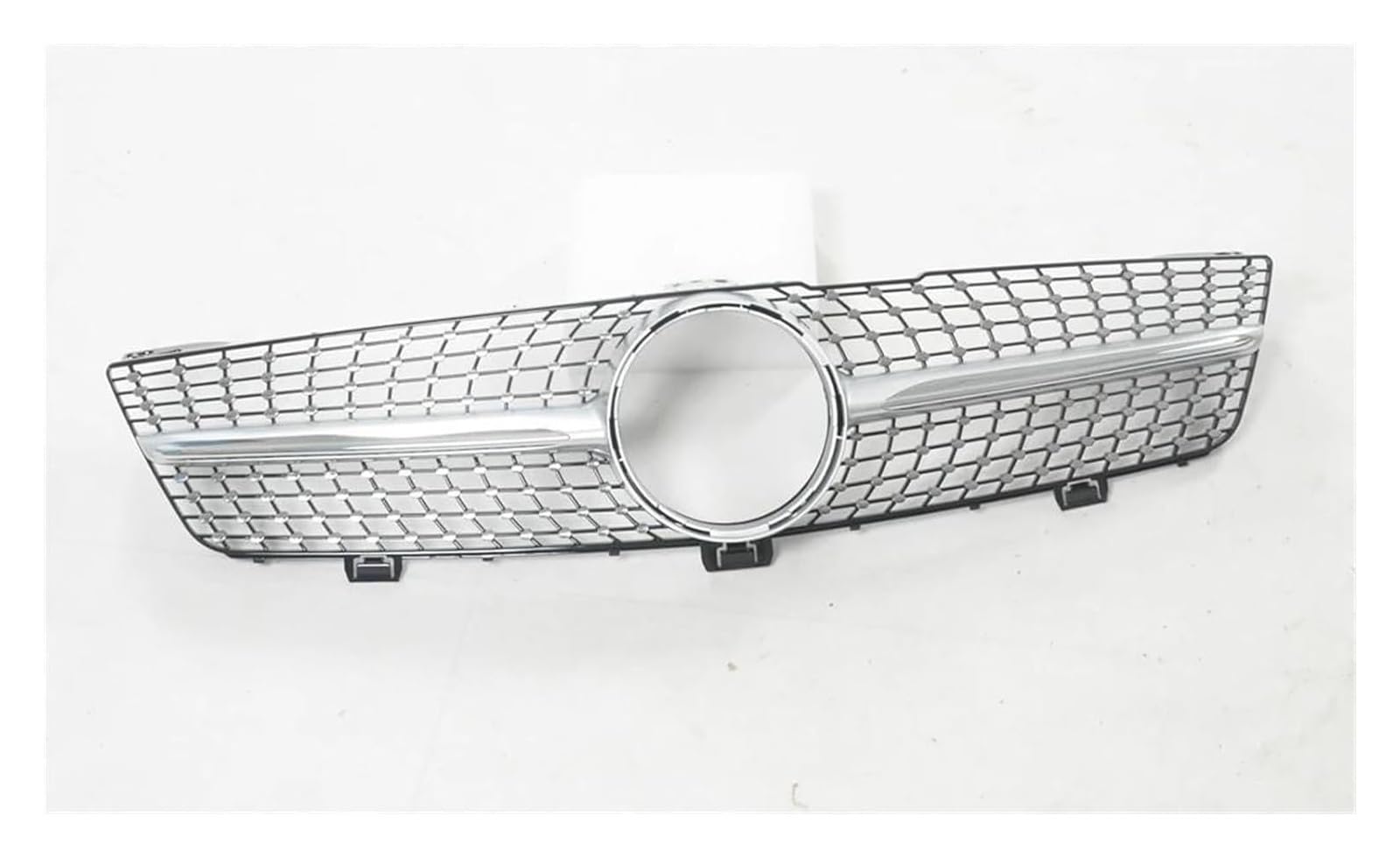 Frontkühlergrills Für Mercedes Für B&ENZ CLS-Klasse W219 CLS350 CLS500 CLS600 2005-2008 Facelift Auto Oberer Stoßfänger Mesh Front Nierengitter(Silber) von APTKCMCNVG