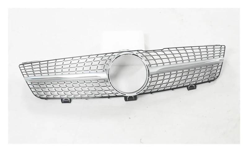 Frontkühlergrills Für Mercedes Für B&ENZ CLS-Klasse W219 CLS350 CLS500 CLS600 2005-2008 Facelift Auto Oberer Stoßfänger Mesh Front Nierengitter(Silber) von APTKCMCNVG