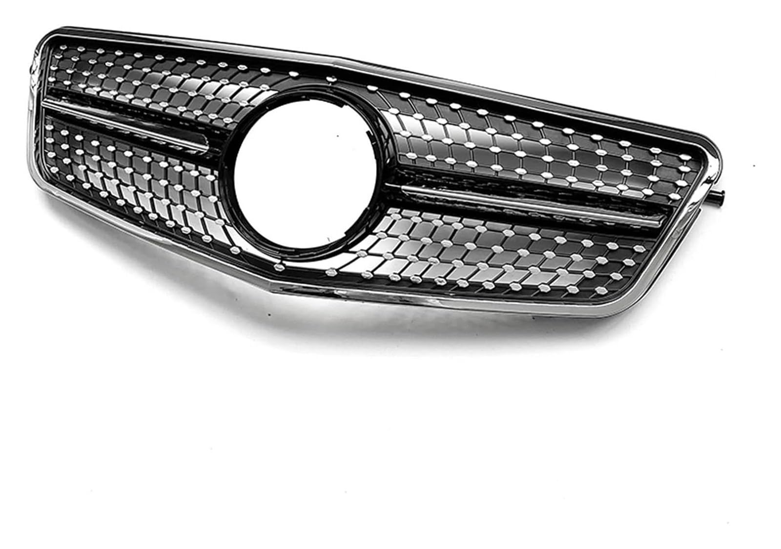 Frontkühlergrills Für Mercedes Für B&ENZ E Klasse W212 2010-2013 Auto Front Racing Grill Oberen Stoßfänger Haube Mesh Körper Kit Front Niere Grille(Schwarz) von APTKCMCNVG