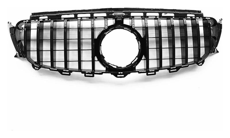 Frontkühlergrills Für Mercedes Für B&ENZ E Klasse W213 E200 E250 E43 2016-2020 Auto Vorderen Stoßfänger Grille Haube Mesh Mitte Vorne Niere(Schwarz) von APTKCMCNVG