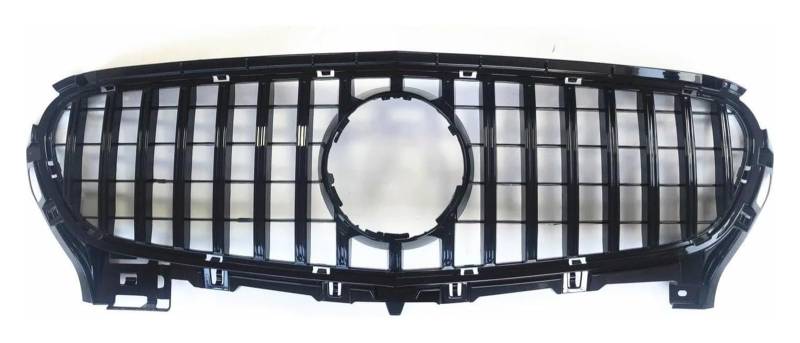Frontkühlergrills Für Mercedes Für B&ENZ Für AMG GT S C190 R190 2 Tür Coupe 2015-2017 Auto Front Upper Stoßstange Grill Front Niere Grille(Schwarz) von APTKCMCNVG