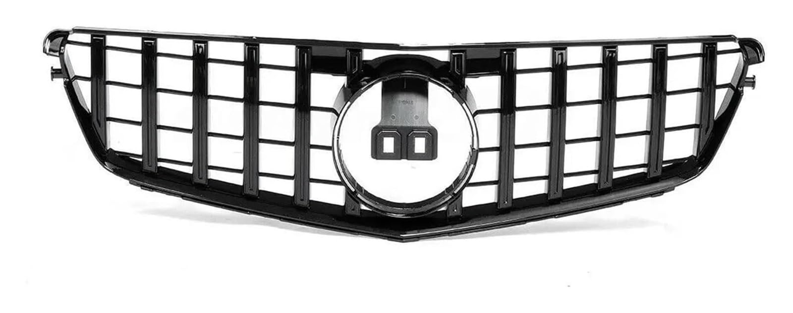 Frontkühlergrills Für Mercedes Für B&ENZ W204 C180 C200 C300 2008-2010 2011-2014 Auto Stoßstange Haube Mesh Grill Vorne Niere Grille(Schwarz) von APTKCMCNVG