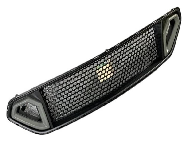 Frontkühlergrills Für Mustang 2018 2019 2020 2021 Frontstoßstangengrill Frontkühlergrills Auto Stoßstangenentlüftungshaube Mesh-Abdeckung Frontgrill(Schwarz) von APTKCMCNVG