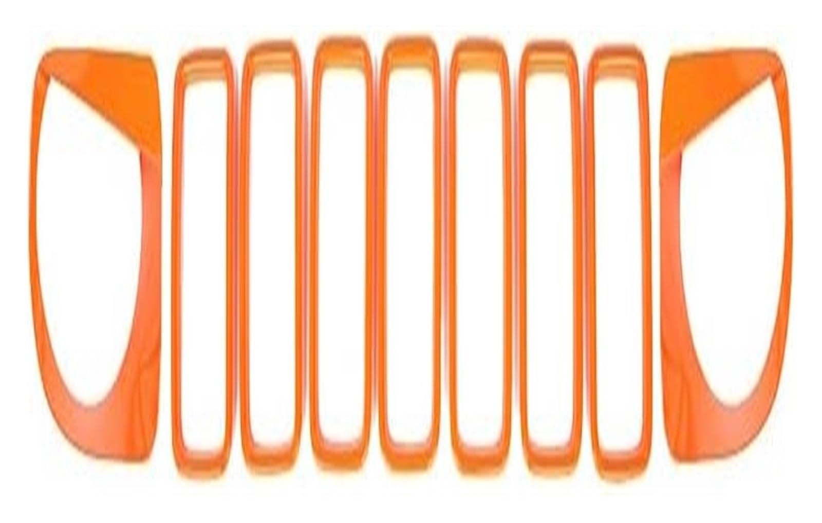 Frontkühlergrills Für Renegade 2019-2023 Frontstoßstangengrill Frontkühlergrills Auto Frontgrill Dekoration Abdeckung(Orange) von APTKCMCNVG