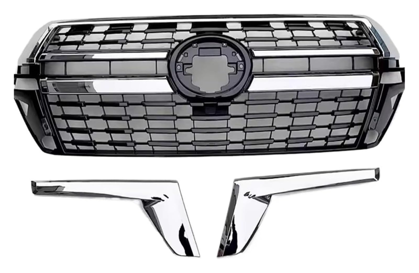 Frontkühlergrills Für T&oyota Für Land Für Cruiser Für LC200 2008-2021 Frontkühlergrills Auto Frontstoßstangengrill Kühlergrill(Size-D) von APTKCMCNVG