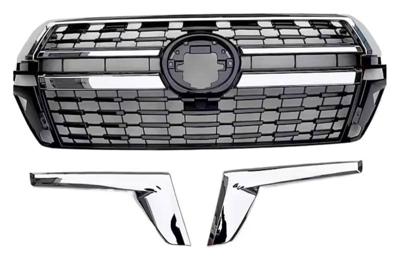 Frontkühlergrills Für T&oyota Für Land Für Cruiser Für LC200 2008-2021 Frontkühlergrills Auto Frontstoßstangengrill Kühlergrill(Size-D) von APTKCMCNVG