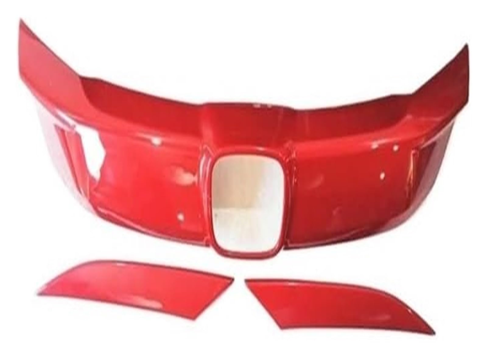 Frontkühlergrills Für VEZEL Für HR-V 2019 2020 Auto Front Hood Bonnet Grill Formteil Trim Abdeckung Front Stoßstangengrill Front Kühlergrills(rot) von APTKCMCNVG