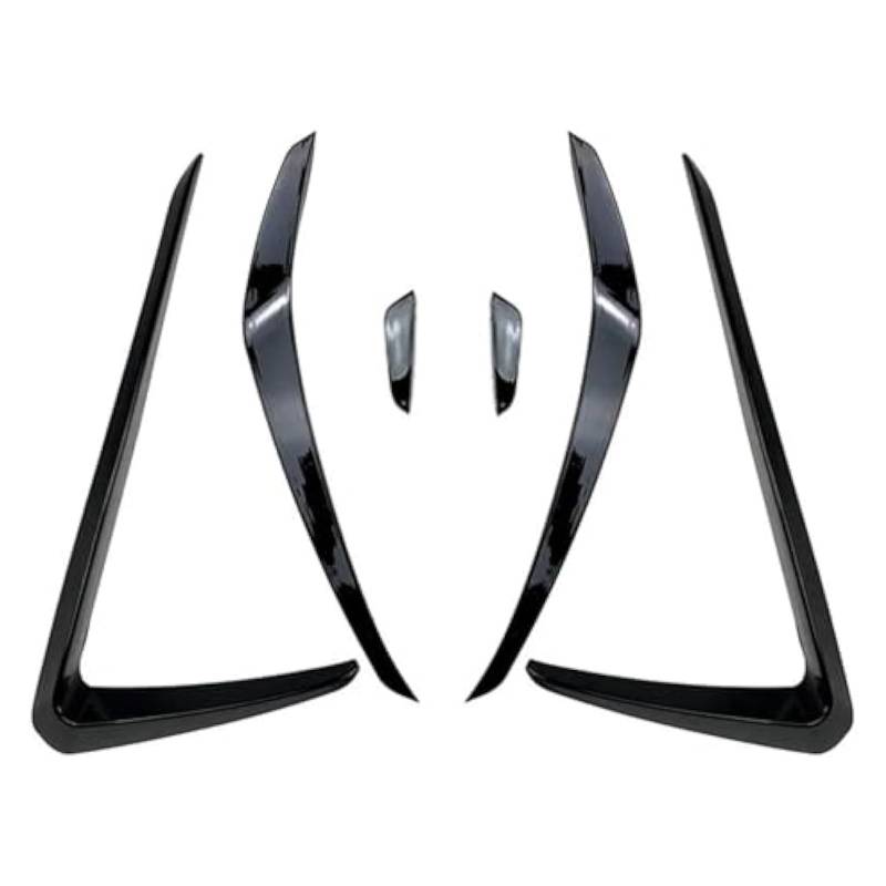 Frontkühlergrills Für VW Für G&olf 7 GTI 2013-2016 Ansaugrahmen Kühlergrill Splitter Spoiler Canard Lip Auto Vorderen Stoßfänger Seitenentlüftungsverkleidung von APTKCMCNVG