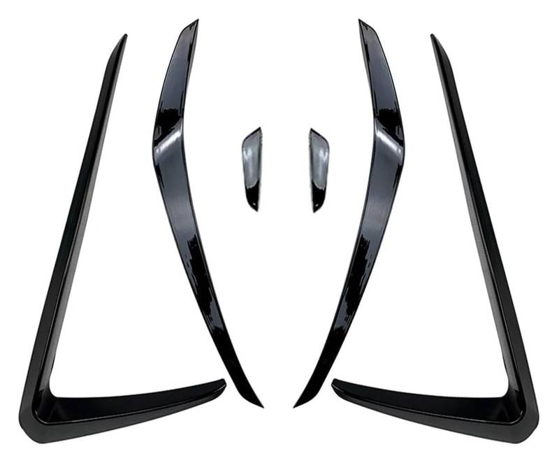 Frontkühlergrills Für VW Für G&olf 7 GTI 2013-2016 Frontschürze Seite Air Vent Trim Auto Intake Rahmen Grille Splitter Spoiler Canard Diffusor(6PCS-A) von APTKCMCNVG