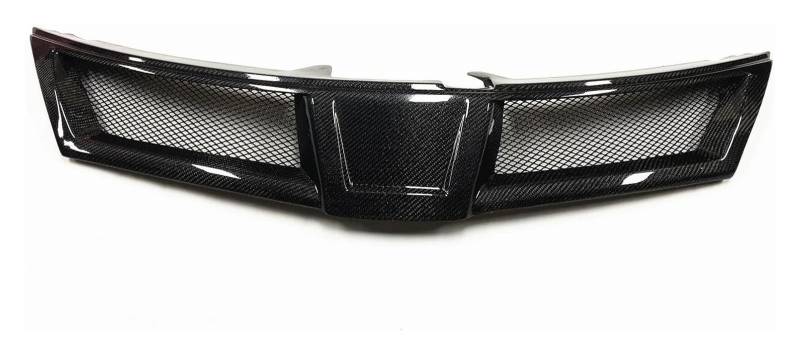 Frontkühlergrills Für Versa 2007-2012 Auto Kühlergrill Honeycomb Racing Grills Oberen Stoßfänger Haube Mesh Gitter Vorne Niere Grille(RHD Gray) von APTKCMCNVG