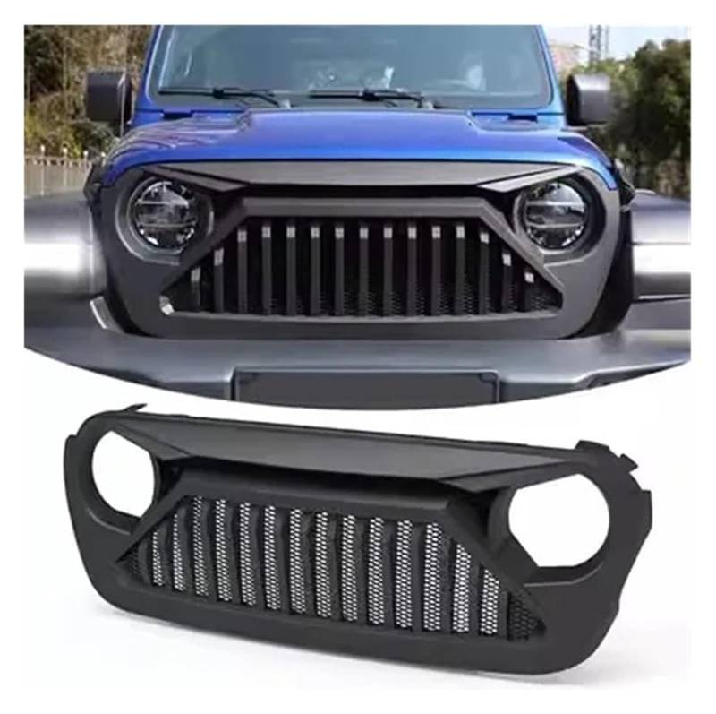 Frontkühlergrills Für Wrangler Für JK Für JL Frontstoßstangengrill Frontkühlergrills Autogrillgitter Kühlergrill(Size-A) von APTKCMCNVG