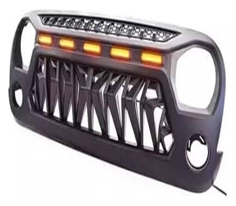 Frontkühlergrills Für Wrangler Für JK Für JL Frontstoßstangengrill Frontkühlergrills Autogrillgitter Kühlergrill(Size-B) von APTKCMCNVG