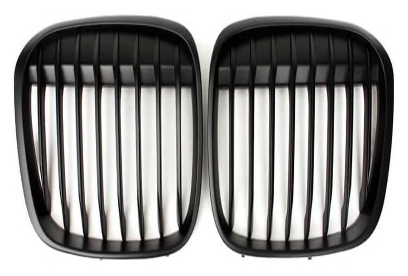 Frontkühlergrills Für X1 Für F48 Für F49 2016-2019 Frontstoßstangengrill Frontkühlergrills Auto Frontgrillhaube Einzel-Doppellamellen(1-Slat Matte Black) von APTKCMCNVG