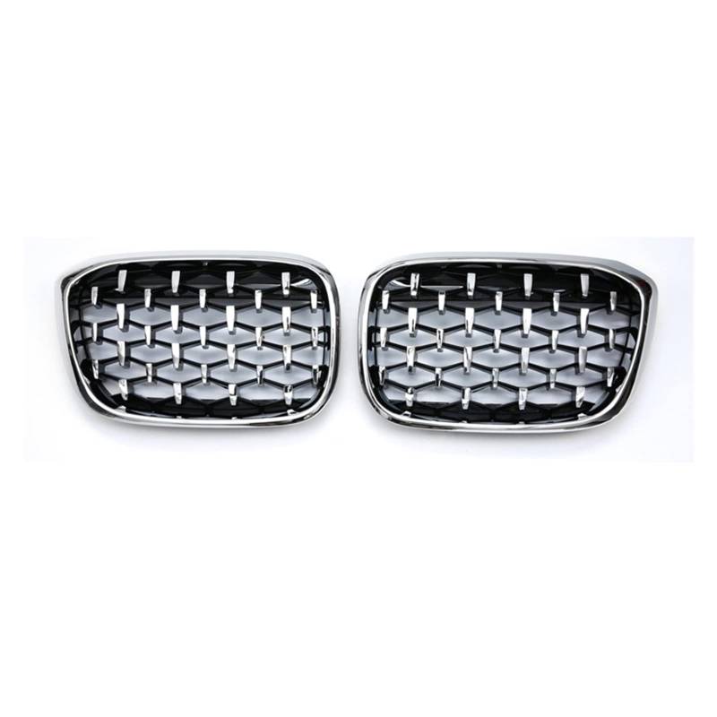 Frontkühlergrills Für X3 Für G01 Für G08 Für X4 Für G02 2018-2020 Auto-Frontstoßstangen-Grillblende Renngitter Diamant-Nierengitter(All Silver) von APTKCMCNVG