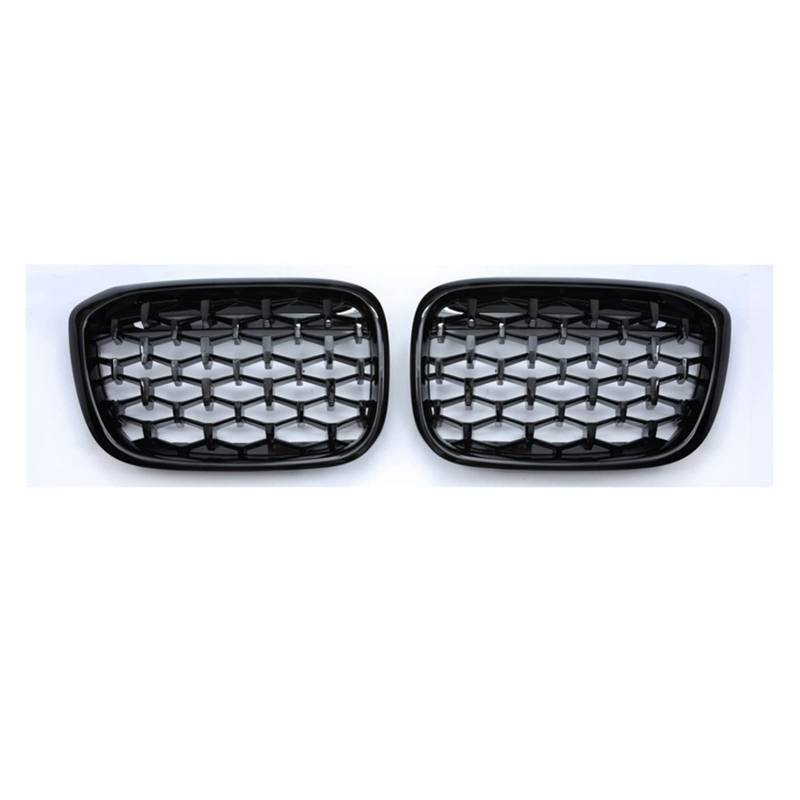 Frontkühlergrills Für X3 Für G01 Für G08 Für X4 Für G02 2018-2020 Auto-Frontstoßstangen-Grillblende Renngitter Diamant-Nierengitter(Gloss Black) von APTKCMCNVG