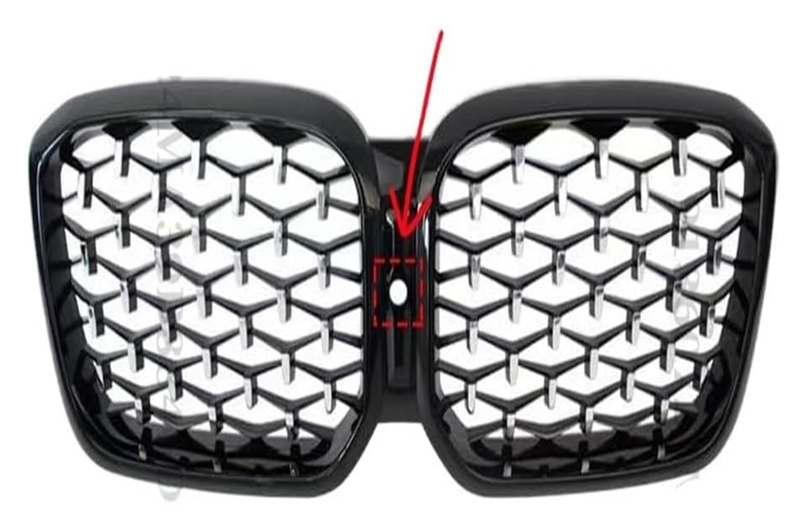 Frontkühlergrills Für X3 Für X4 Für G01 Für G02 2022 2023 Frontstoßstangengrill Frontkühlergrill Stoßstangengrill Kühlergitter Haubengitter(Meteor with Hole) von APTKCMCNVG