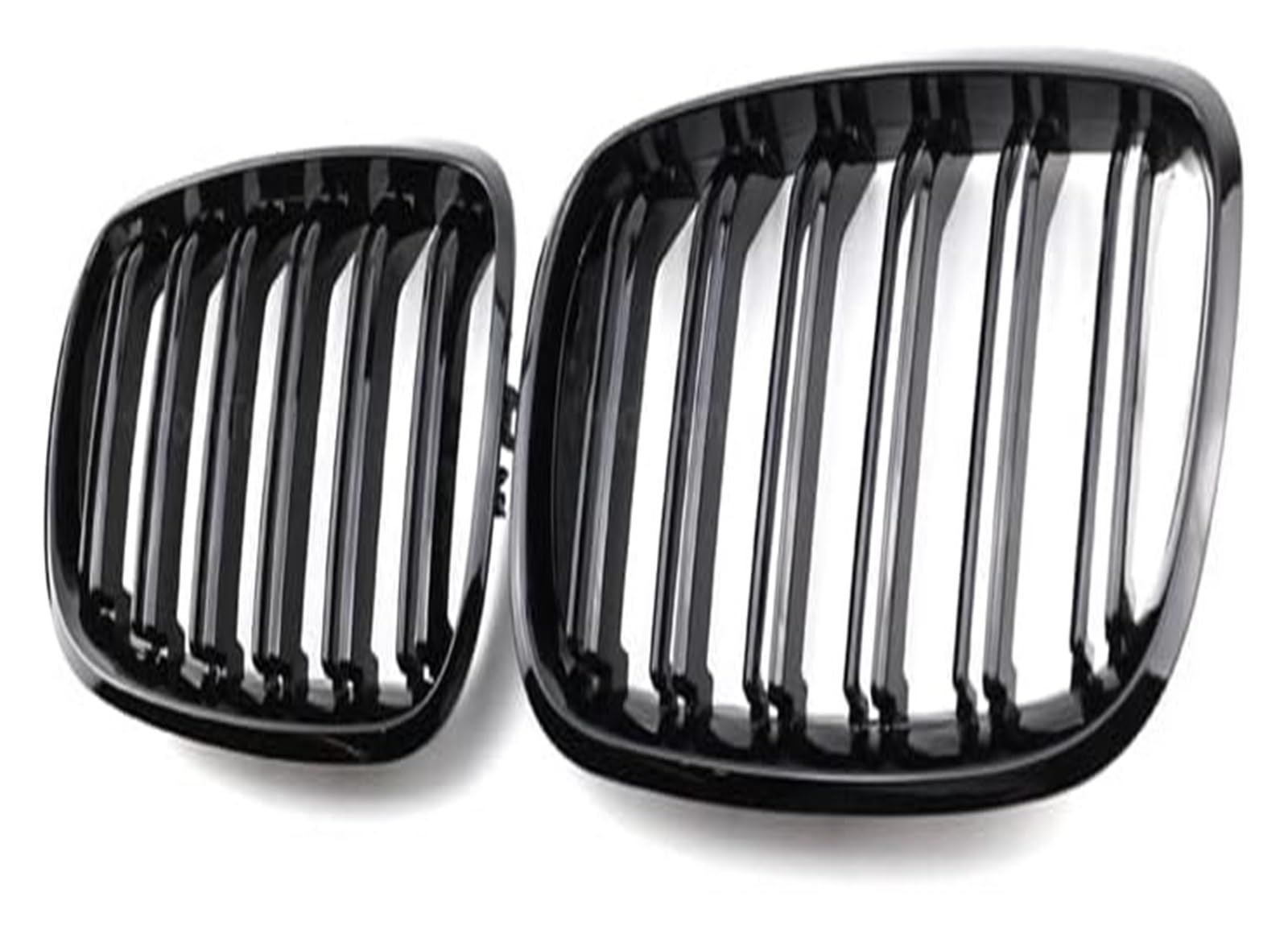 Frontkühlergrills Für X5 Für E70 Für X6 Für E71 Für E72 2007-2014 Frontstoßstangengrill Frontkühlergrills Autofront Doppellamellengrill(All Black) von APTKCMCNVG