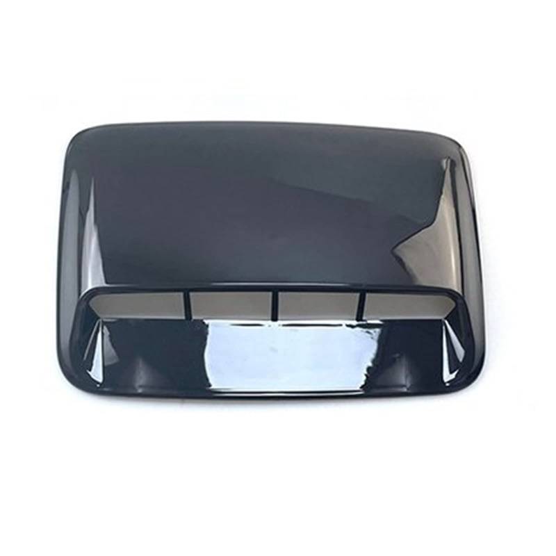 Frontkühlergrills Universal Car Dekoration Air Intake Hood Vent Cover Air Flow Inlet Outlet Scoop Bonnet Protector Decor Auto-Tuning-Zubehör(Schwarz) von APTKCMCNVG