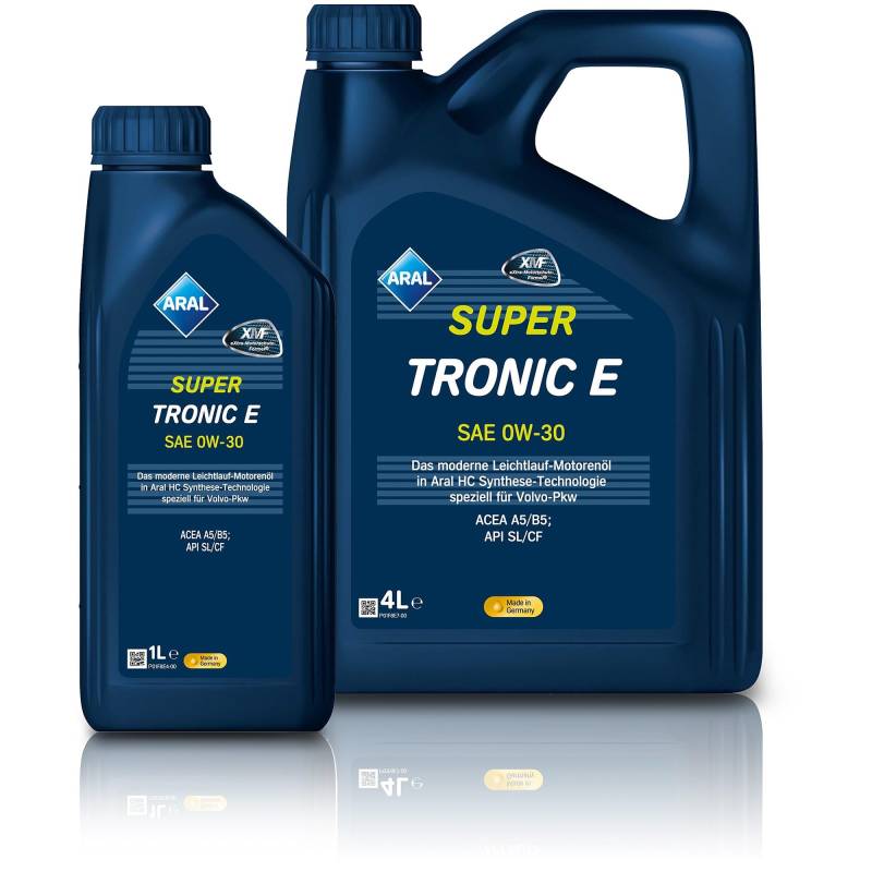 1 L + 4 L = 5 LITER ARAL SUPERTRONIC SUPER TRONIC E 0W-30 MOTOR-ÖL MOTOREN-ÖL von ARAL