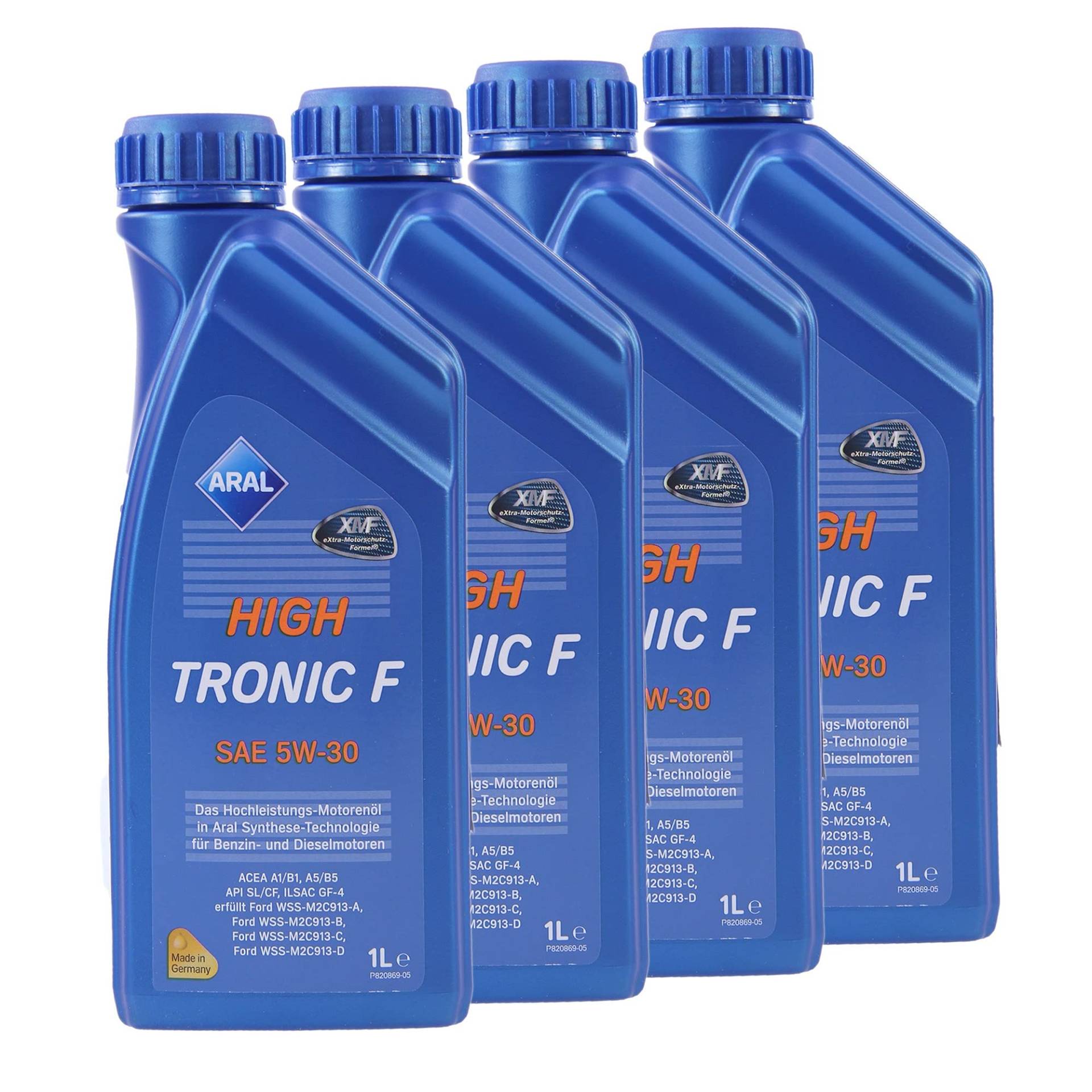 ARAL HighTronics F 5W-30 Motorenöl, 4 Liter (4X1L) von ARAL