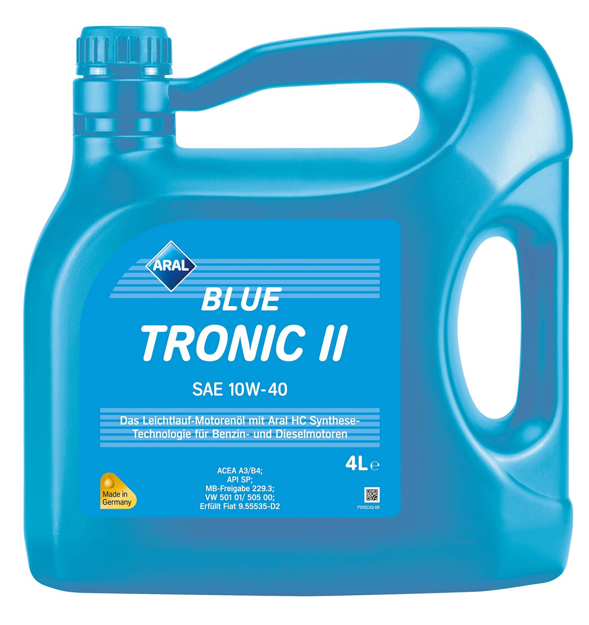 Aral BlueTronic II 10W-40, 4 Liter Aral BlueTronic II 10W-40, 4 Liter von ARAL