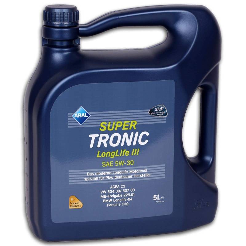 Aral Super Tronic Longlife III 5W-30 Motorenöl, 5 Liter von ARAL