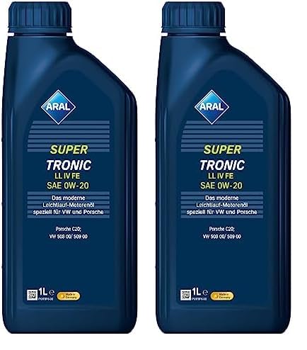 Aral SuperTronic LL IV FE 0W-20 Longlife Motoröl, 1L (Packung mit 2) von ARAL
