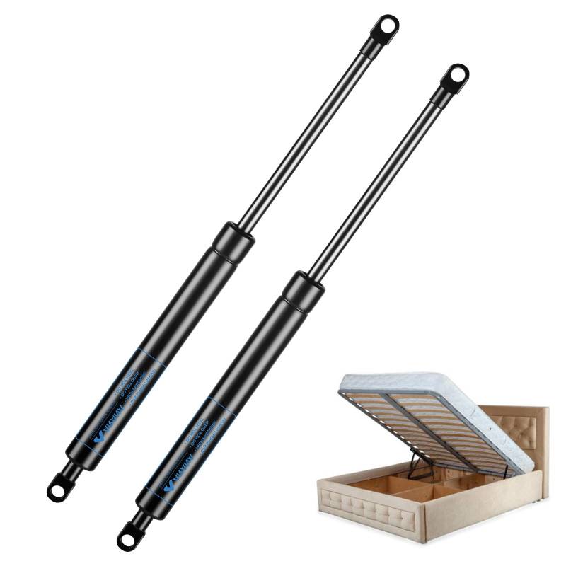 ARANA 600MM 1250N/127.5KG Struts Shocks Gasdruckfeder, L-Typ Gasfeder Gasdruckdämpfer Hydraulisch Halterung Für Wohnmobilbett Camper Lkw Boot Wohnmobilfenster Schwer Kiste Deckel Abdeckung, 2 Stück von ARANA