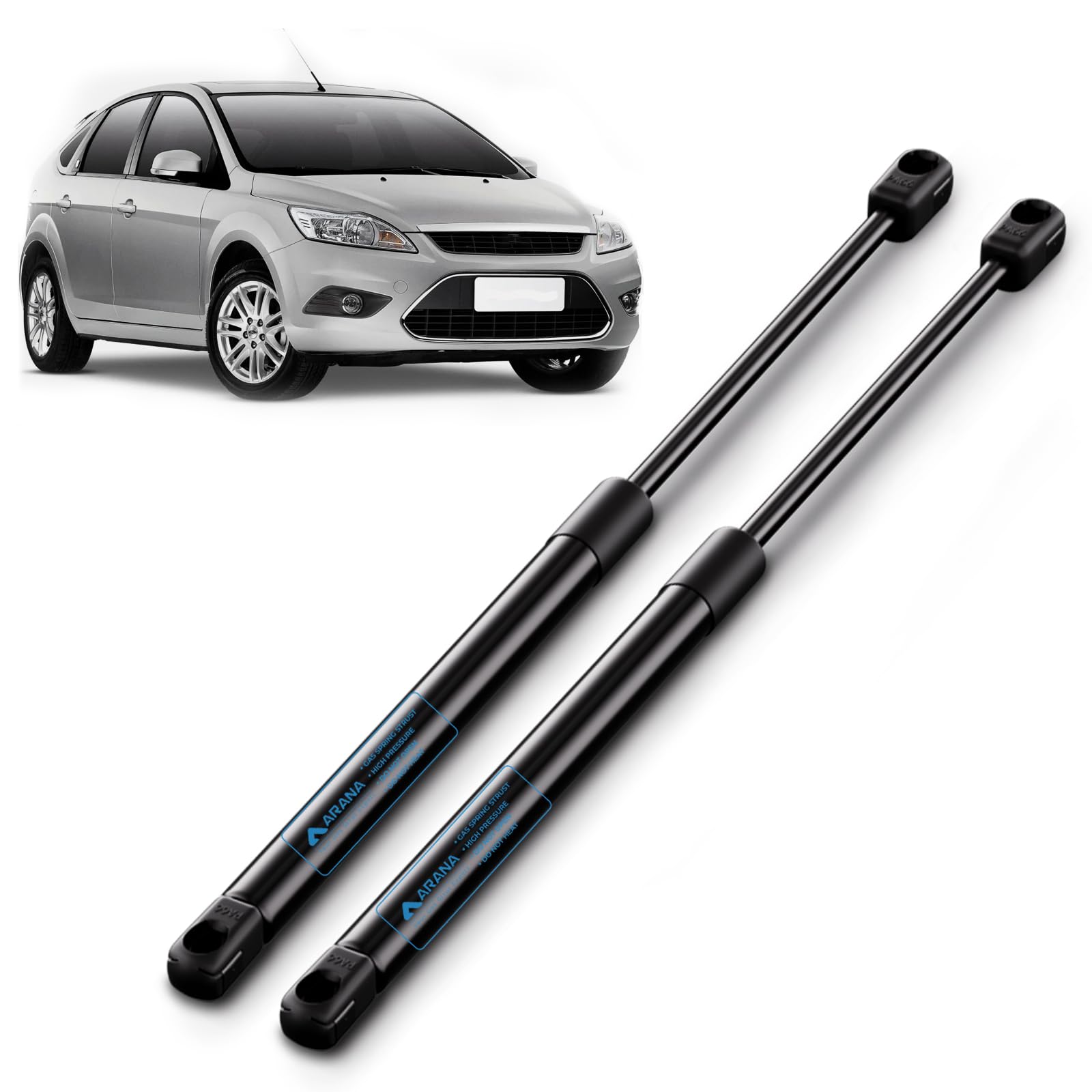 Arana Gasdruckfeder Heckklappendämpfer Kofferraum Kompatibel mit Ford Focus II DA HCP DP 2004-2012 All Motoren Gasdruckdämpfer Gasfeder Ersatzteil, 2 Stück Arana Gasdruckfeder Heckklappendämpfer Kofferraum Kompatibel mit Ford Focus II DA HCP DP 2004-2012 All Motoren Gasdruckdämpfer Gasfeder Ersatzteil, 2 Stück von ARANA