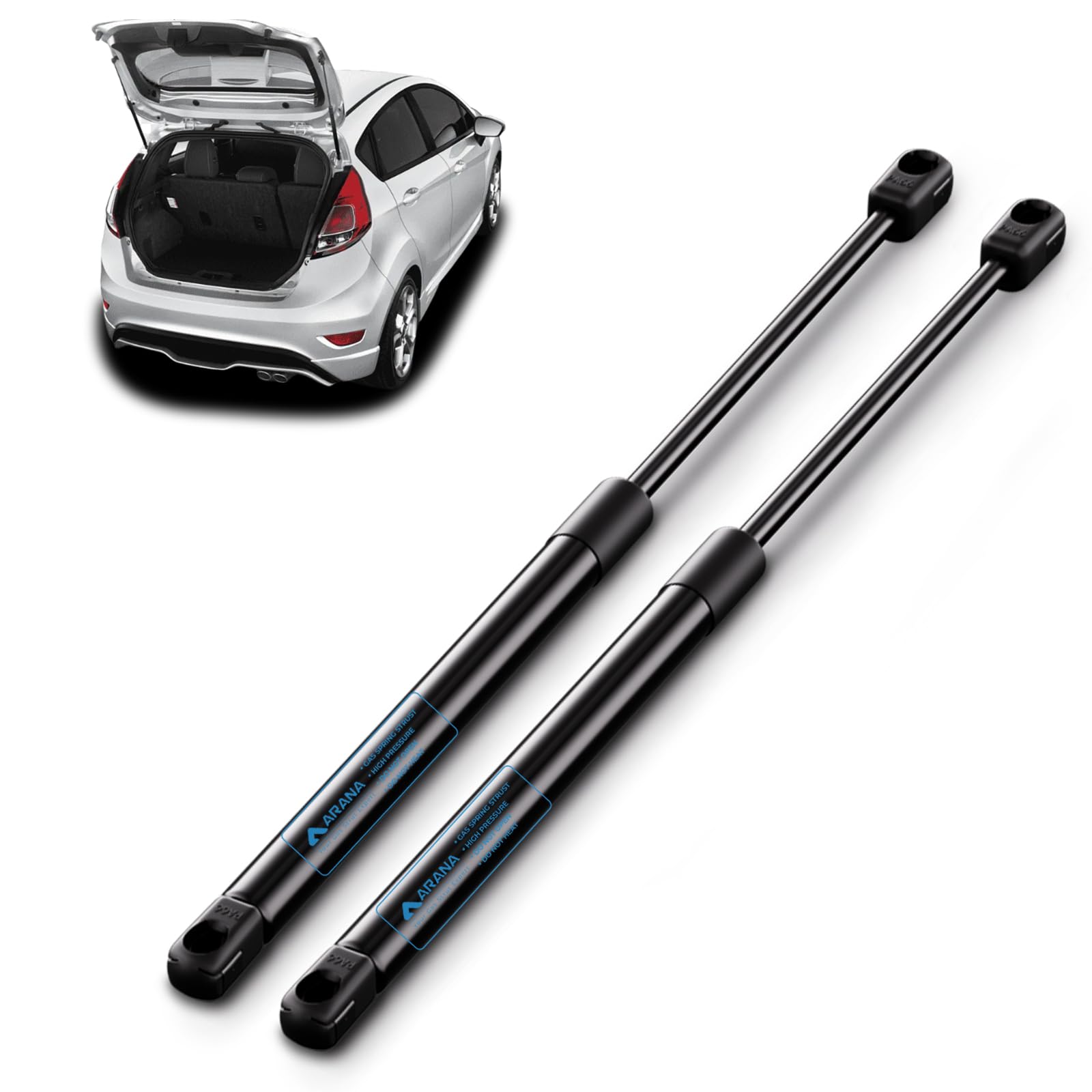 Arana Gasdruckfeder Heckklappendämpfer Kofferraum Kompatibel mit Ford Fiesta mk6 2008-2017 Gasdruckdämpfer Gasfeder Ersatzteil, 2 Stück Arana Gasdruckfeder Heckklappendämpfer Kofferraum Kompatibel mit Ford Fiesta mk6 2008-2017 Gasdruckdämpfer Gasfeder Ersatzteil, 2 Stück von ARANA