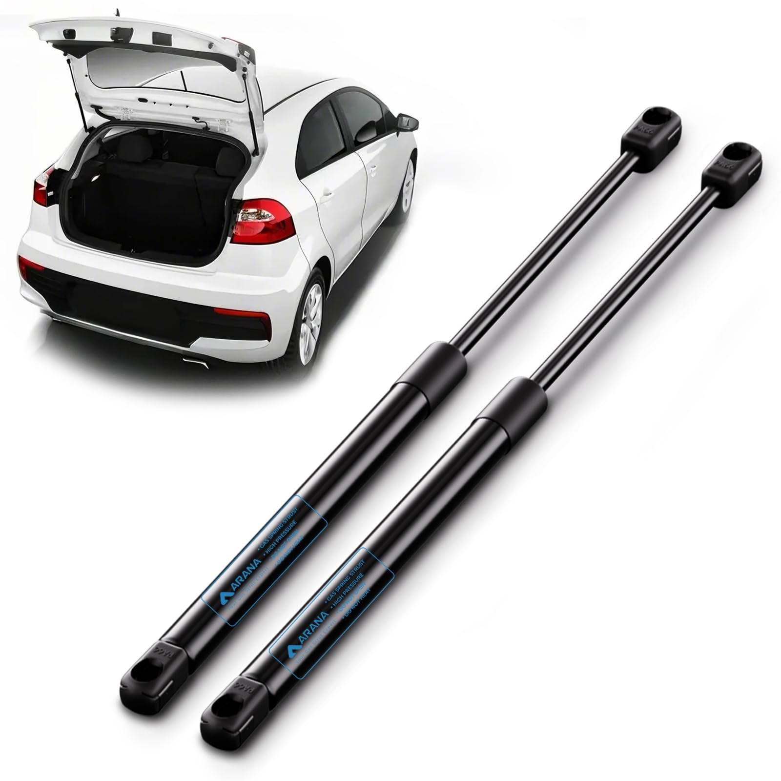 Arana Gasdruckfeder Heckklappendämpfer Kofferraum Kompatibel mit Kia Rio III UB 1.1L-1.6L Schrägheck 2011-2016 Gasdruckdämpfer Gasfeder Ersatzteil, 2 Stück Arana Gasdruckfeder Heckklappendämpfer Kofferraum Kompatibel mit Kia Rio III UB 1.1L-1.6L Schrägheck 2011-2016 Gasdruckdämpfer Gasfeder Ersatzteil, 2 Stück von ARANA
