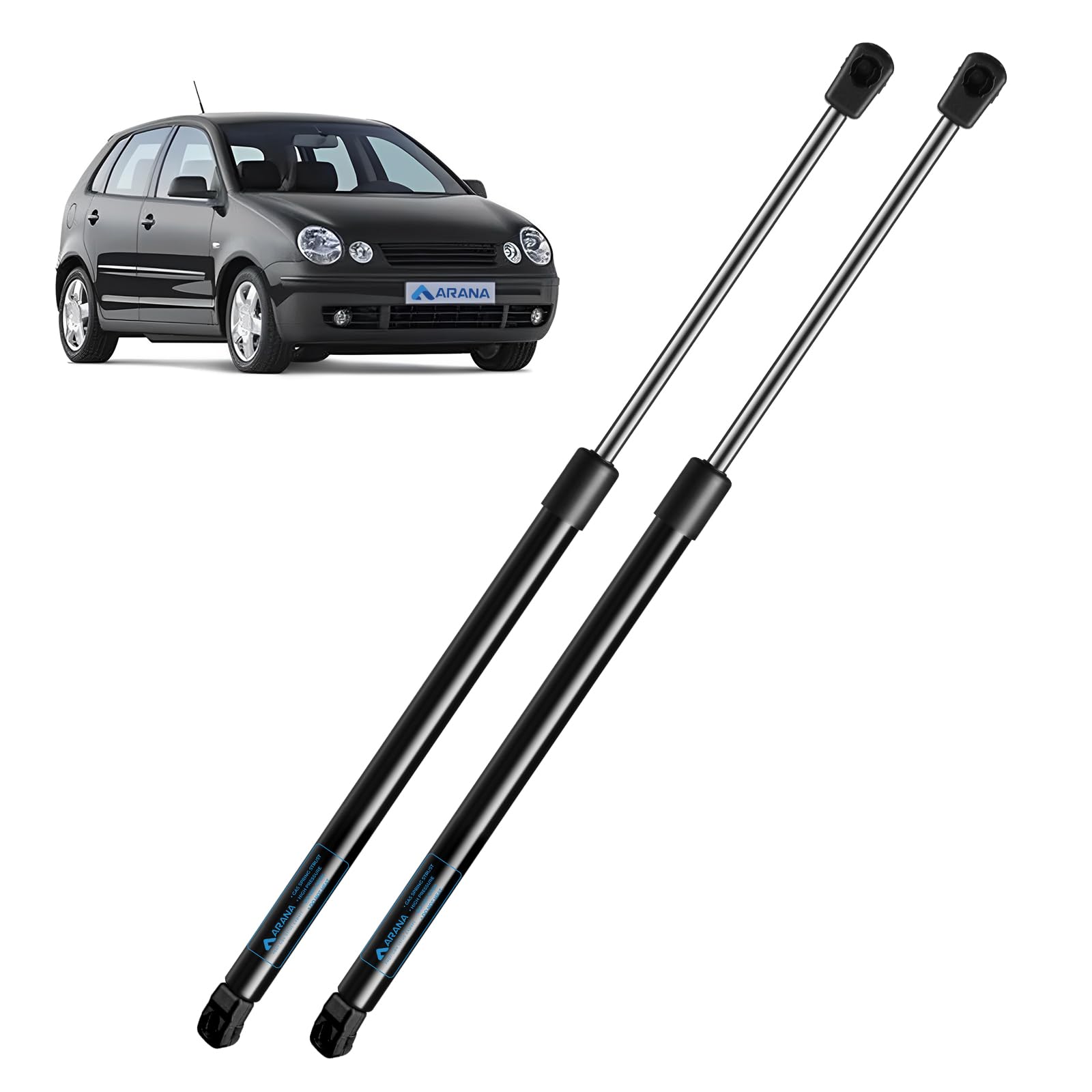 Arana Gasdruckfeder Heckklappendämpfer Kofferraum Kompatibel mit VOLKSWAGEN Polo 9N, 9A Schrägheck 2001-2009 Gasdruckdämpfer Gasfeder Ersatzteil, 2 Stück Arana Gasdruckfeder Heckklappendämpfer Kofferraum Kompatibel mit VOLKSWAGEN Polo 9N, 9A Schrägheck 2001-2009 Gasdruckdämpfer Gasfeder Ersatzteil, 2 Stück von ARANA