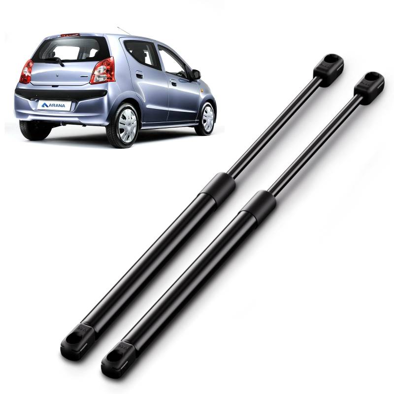 Arana Gasdruckfedern für Heckklappe für Nissan Pixo 2009–2013 und Suzuki Alto Schrägheck 2009–2014 Suzuki Alto Schrägheck Liftgate Lift Unterstützung Gasfedern Schock, 81850M68K00, 81860M68K00, 2 von ARANA