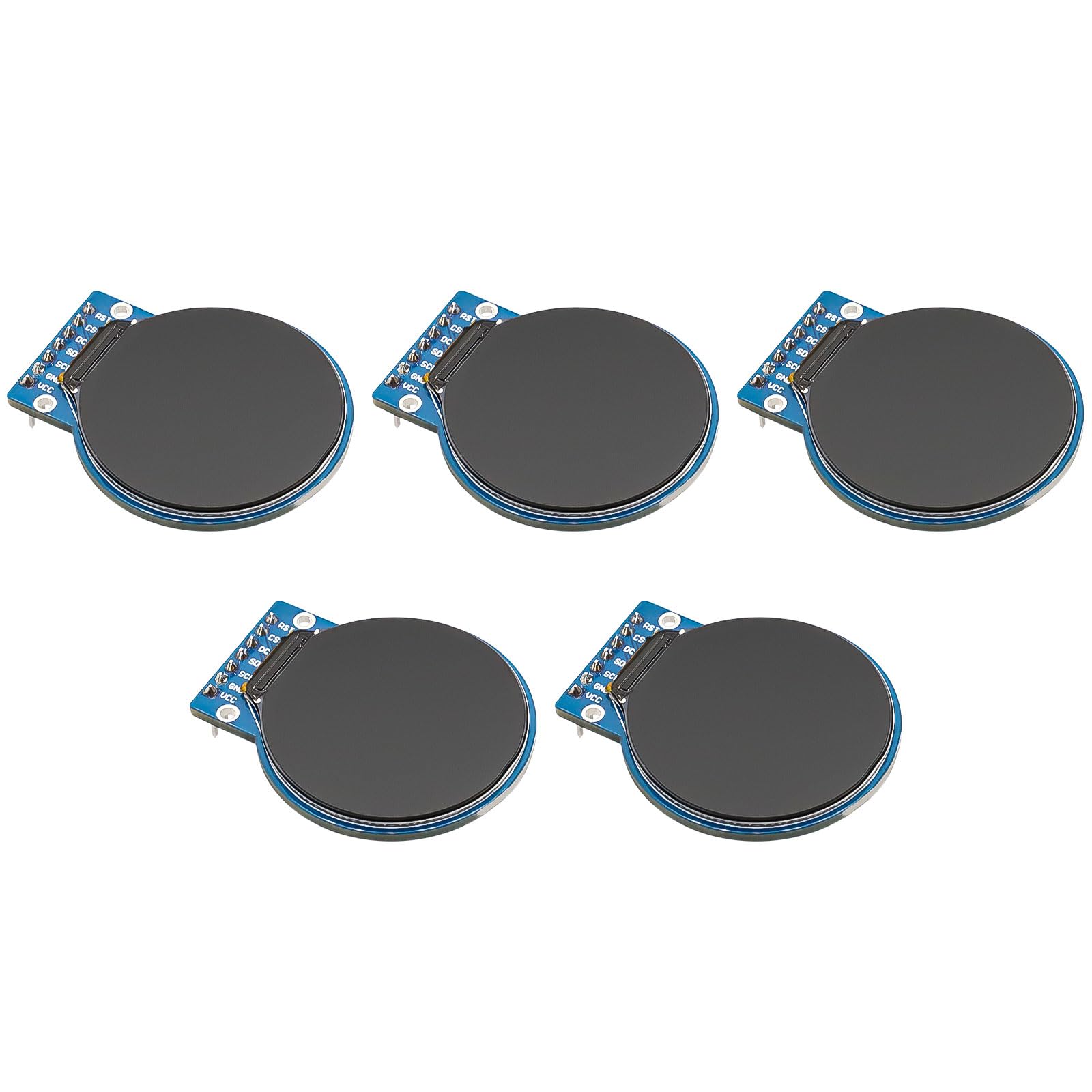 ARCELI 5Pcs GC9A01 1.28-Zoll Rundes TFT Display für Arduino, RGB IPS HD 240 x 240 Auflösung SPI-Schnittstelle LCD-Anzeigemodul für Anzeigegeräte, Echtzeitüberwachung und Instrumentenanzeige 5 PCS ARCELI 5Pcs GC9A01 1.28-Zoll Rundes TFT Display für Arduino, RGB IPS HD 240 x 240 Auflösung SPI-Schnittstelle LCD-Anzeigemodul für Anzeigegeräte, Echtzeitüberwachung und Instrumentenanzeige 5 PCS von ARCELI