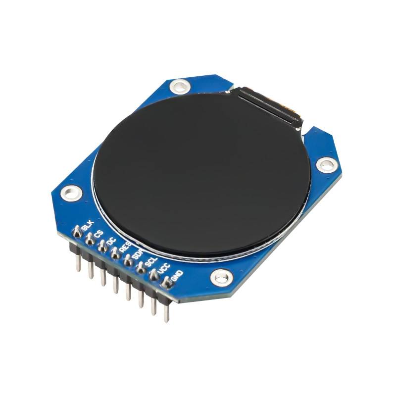 ARCELI GC9A01 1.28-Zoll Rundes TFT Display mit 240 x 240 Auflösung und SPI-Schnittstelle für Arduino, DC 3,3 V LCD-Anzeigemodul für Anzeigegeräte, Instrumentenanzeige und Echtzeitüberwachung von ARCELI