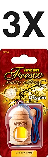 3 x Original Areon FRESCO Holz Parfüm Duftdose Duftbaum Lufterfrischer Oxygen von AREON