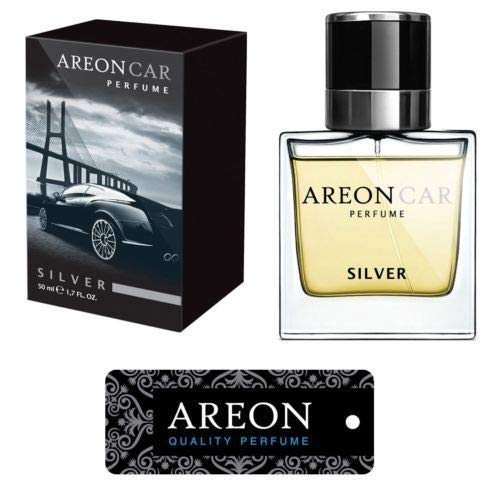 AREON Lufterfrischer LUX Parfüm Silber 50ml + AQUAREL von AREON