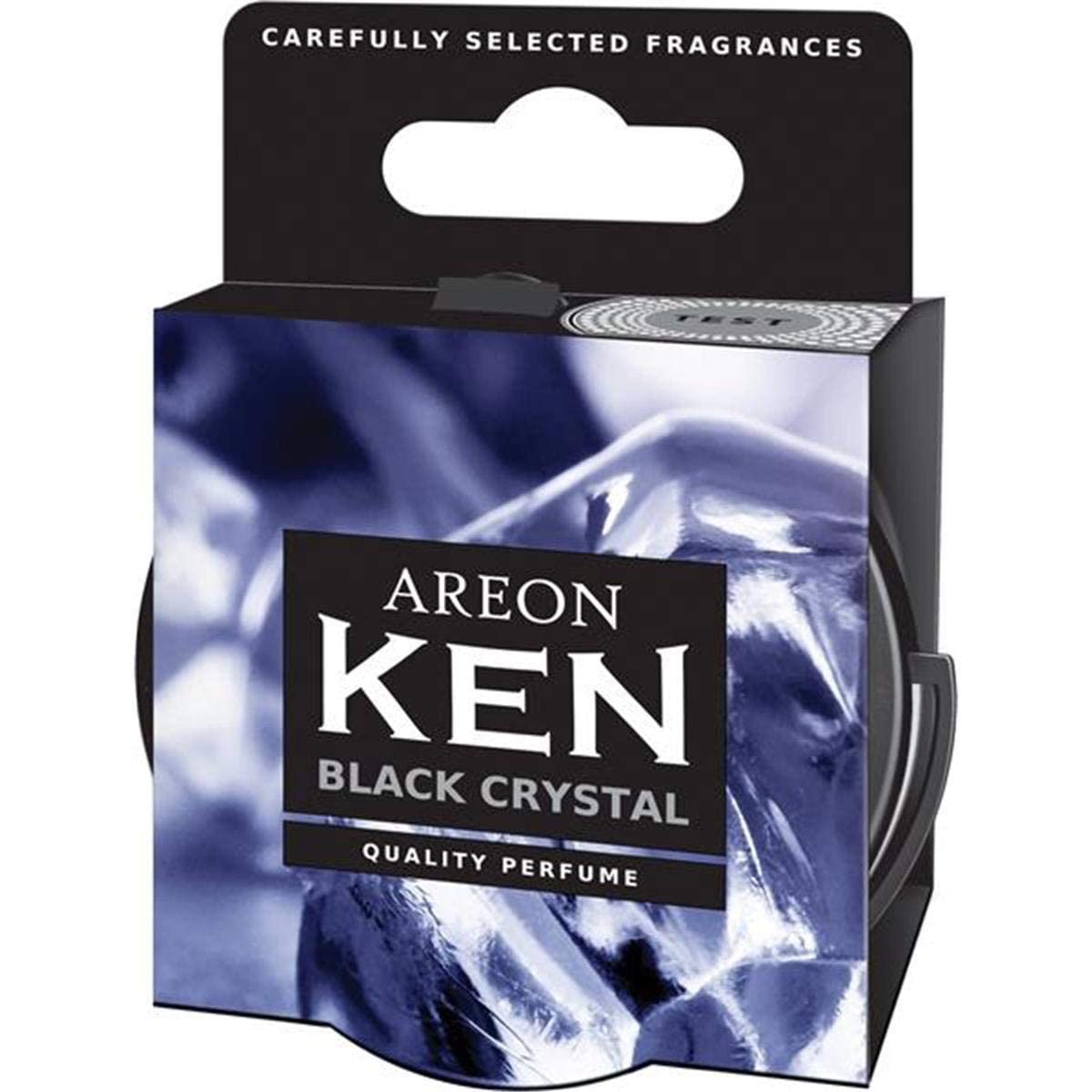 Areon Ken Lufterfrischer Dose Auto Duft Schwarz Kristall Autoduft Duftdose Wohnung Erfrischer 3D Set ( Black Crystal Pack x 3 ) von AREON