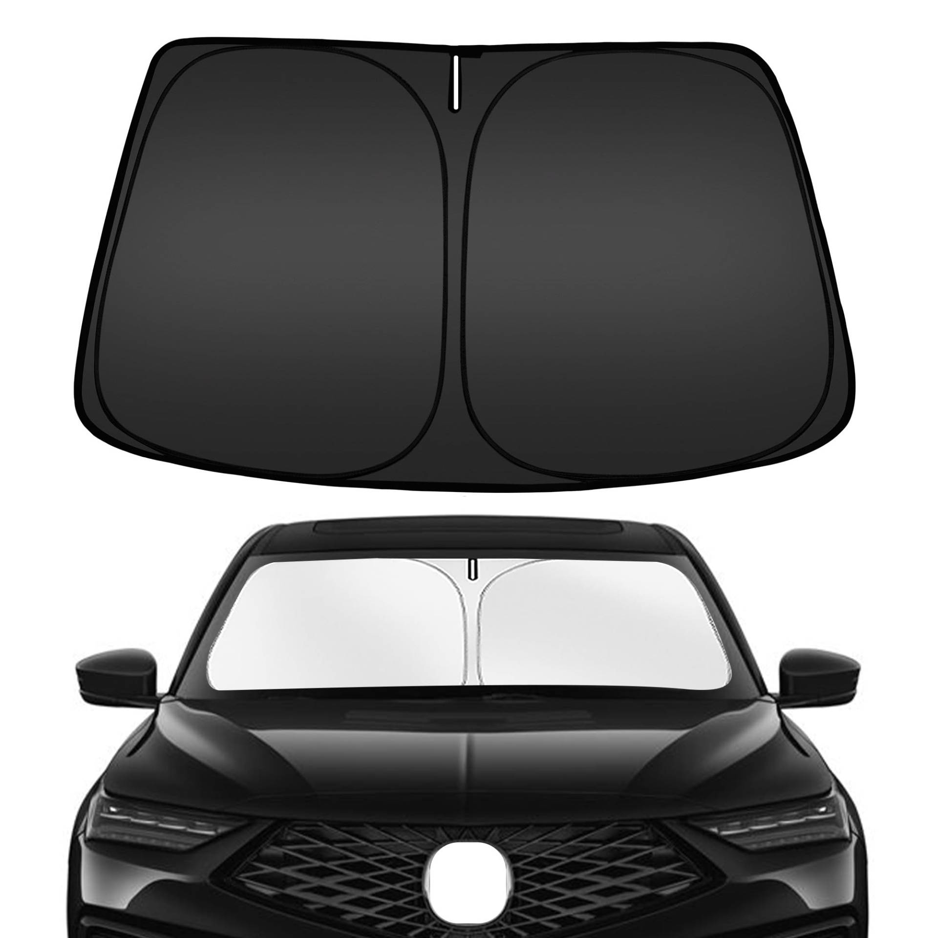 ARISMOTOR Windschutzscheiben-Sonnenschutz für Acura MDX 2021–2025, passgenau, faltbarer Frontscheiben-Sonnenschutz, Sonnenblende, blockiert UV-Strahlen, hält Ihr Auto kühler ARISMOTOR Windschutzscheiben-Sonnenschutz für Acura MDX 2021–2025, passgenau, faltbarer Frontscheiben-Sonnenschutz, Sonnenblende, blockiert UV-Strahlen, hält Ihr Auto kühler von ARISMOTOR