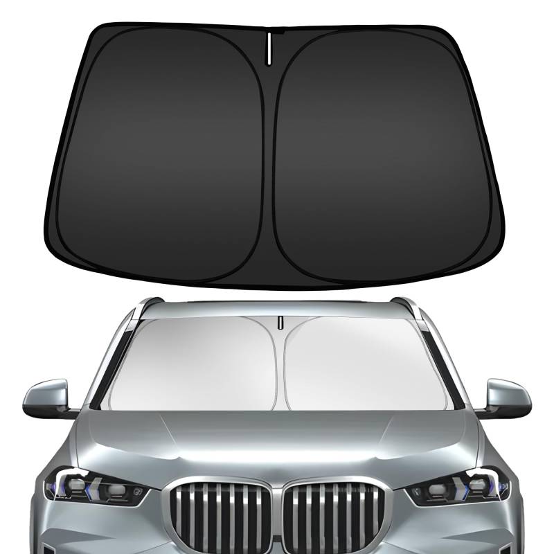 ARISMOTOR Windschutzscheiben-Sonnenschutz für BMW X5 2019–2024, passgenau, faltbar, Frontscheibe, Sonnenblende, blockiert UV-Strahlen, hält Ihr Auto kühler von ARISMOTOR